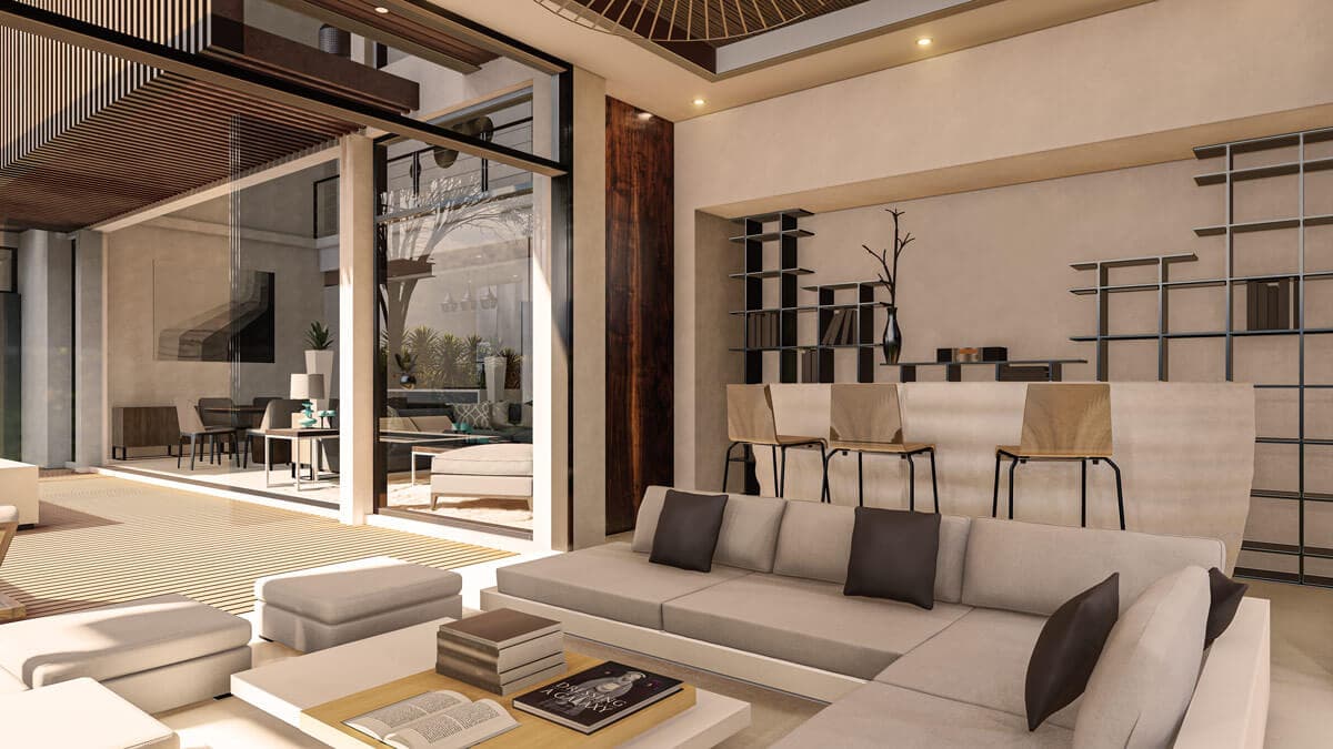 Villa great room